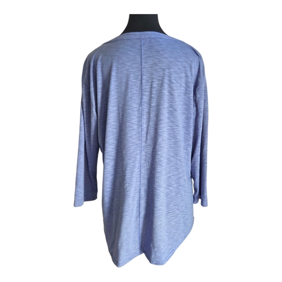 L.L. Bean Light Blue Tunic Top Size L - Picture 2 of 5